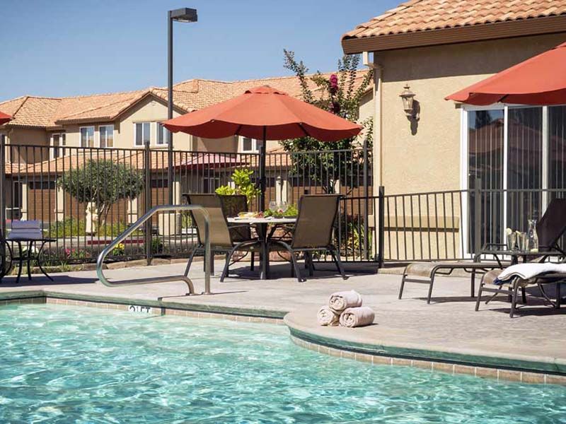 Swimming pool at Atria Rocklin