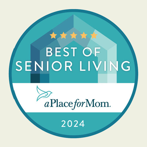 best of senior living award badge 2024