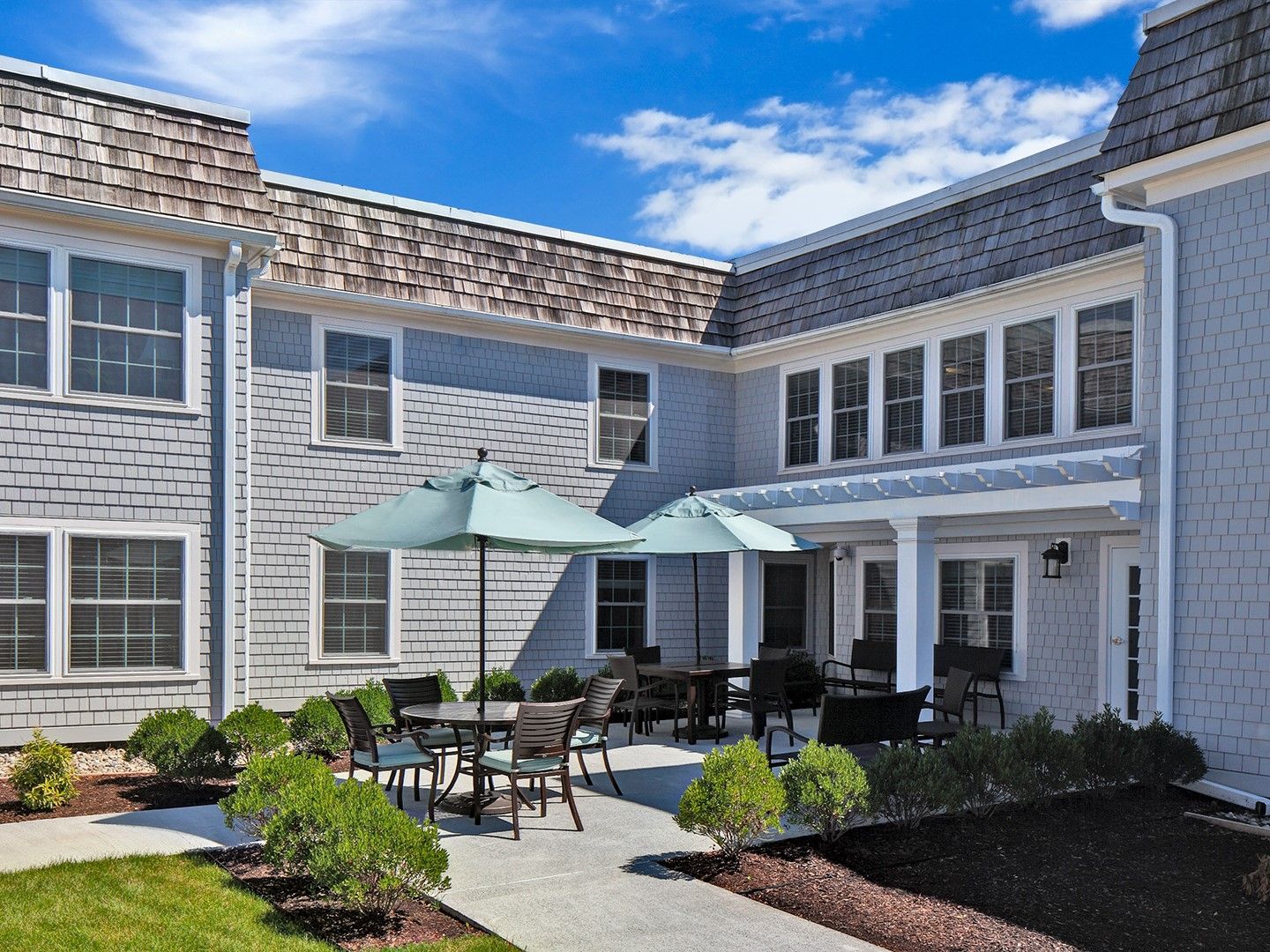Life Guidance enclosed courtyard