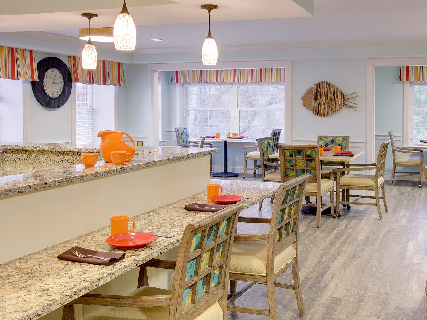 Memory care dining room