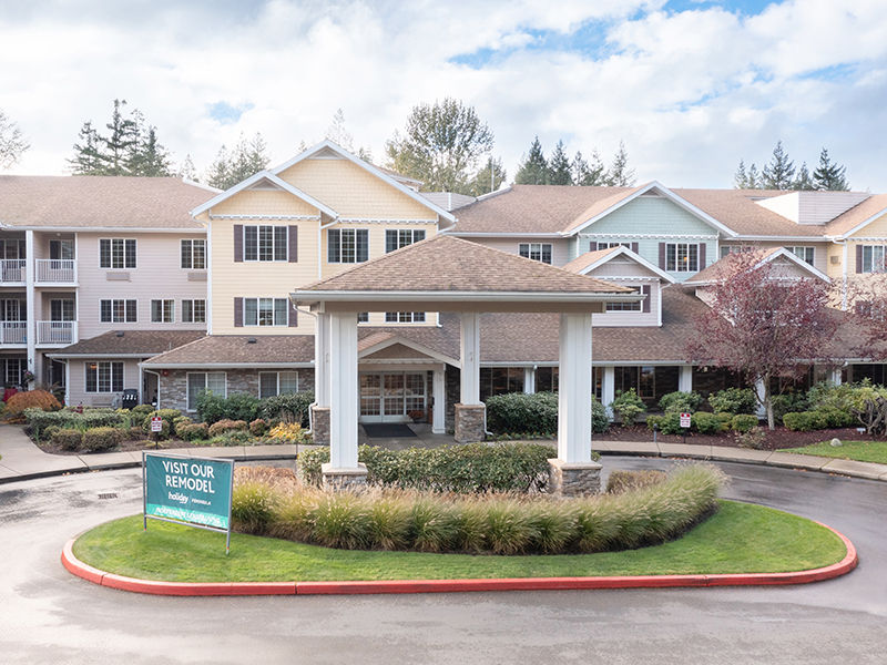 Exterior view of the Holiday Peninsula retirement community