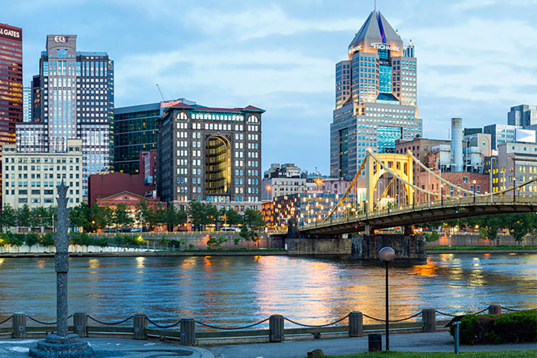 Pittsburgh city skyline