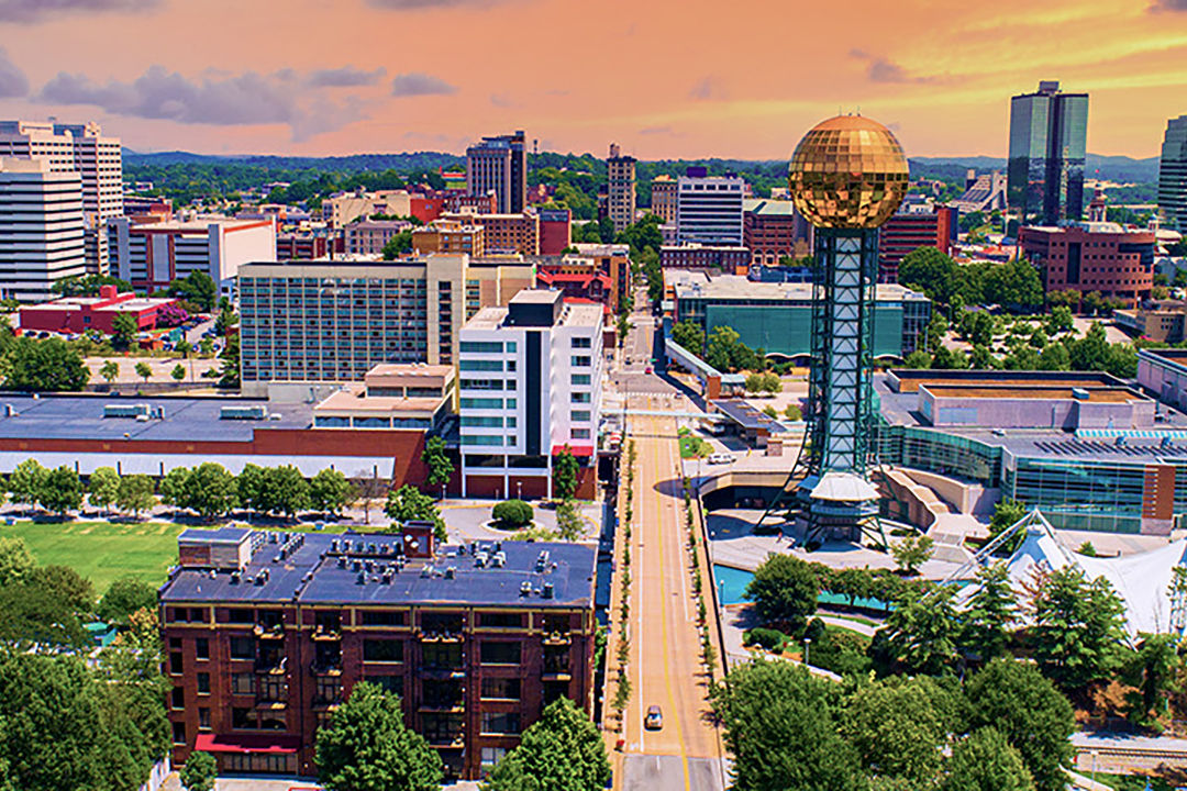 Tennessee city skyline