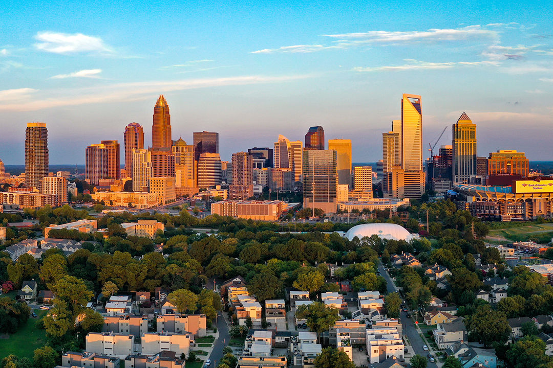 Charlotte NC Downtown Panorama