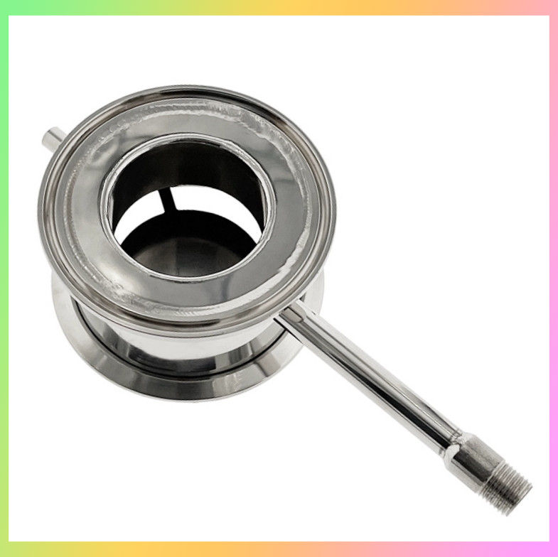 Узел відбору 3" кламп (ТМ Корс, нар. різьба, гільза для термометра, горизонтальний відтік)