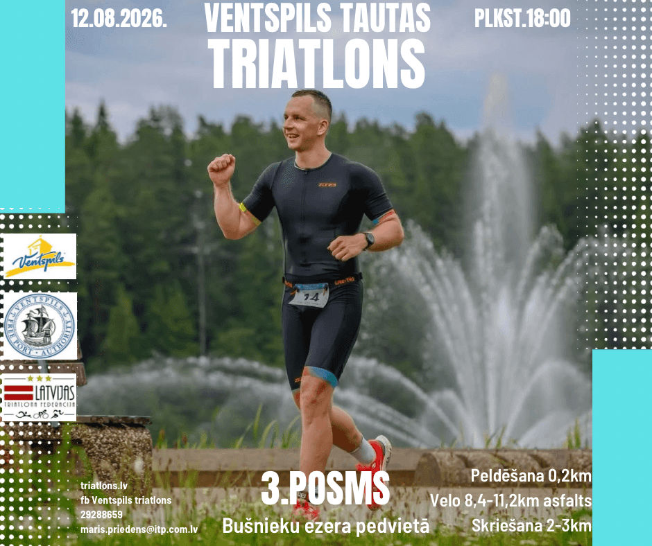 Ventspils Tautas Triatlons, 3.posms
