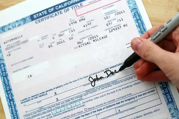 Verify Car Title Ownership