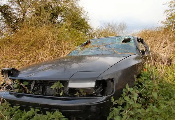 can you junk a car without tires