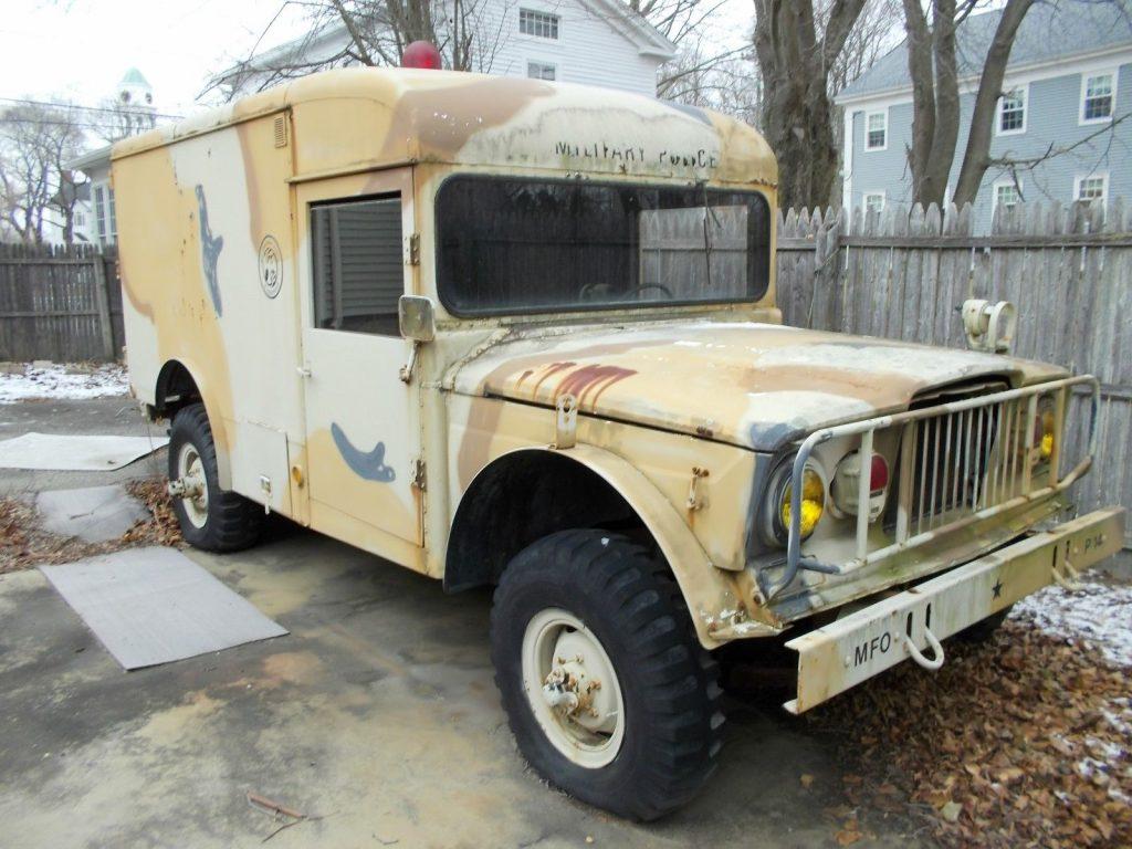 solid 1967 Kaiser JEEP military ambulance