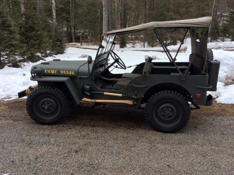 restored 1943 Ford GPW Military jeep willys military for sale