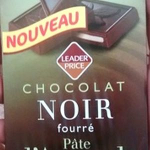 Chocolat Noir Fourre Pate D Amande Leader Price