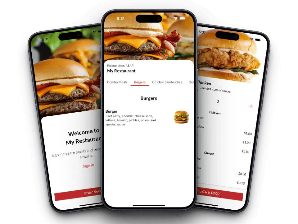 Mock for a Restaurant App