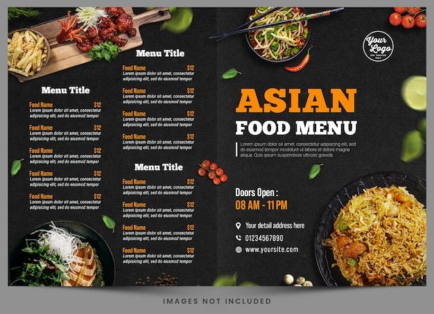 Asian Menu