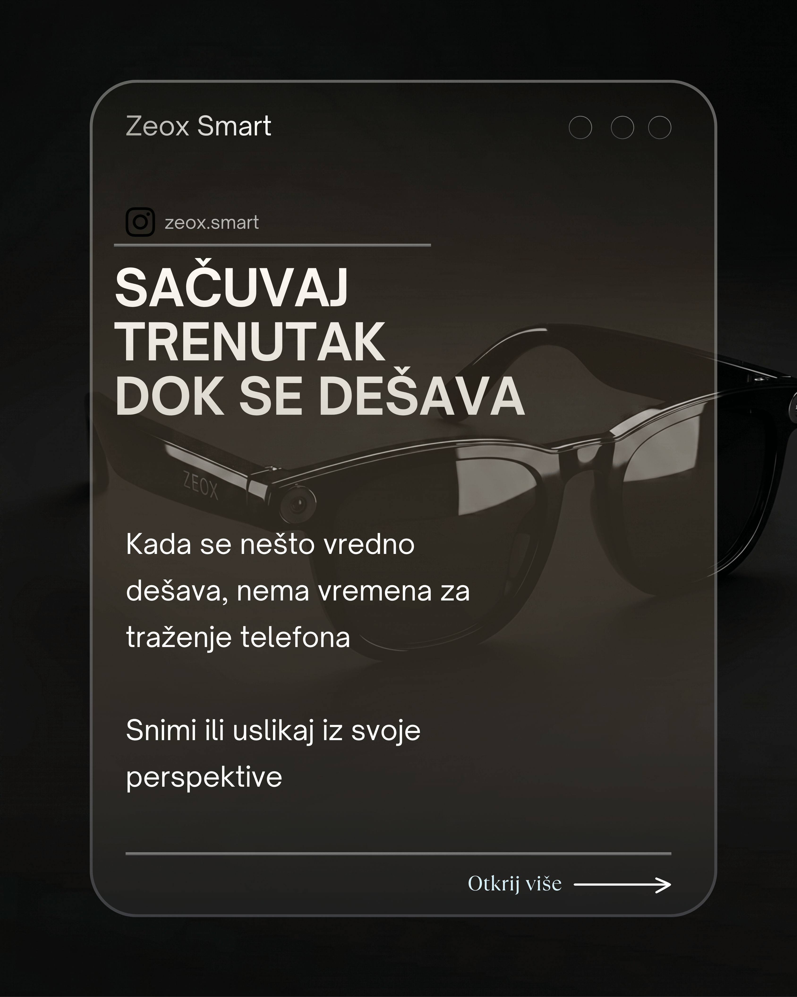 ZeoX Smart funkcije