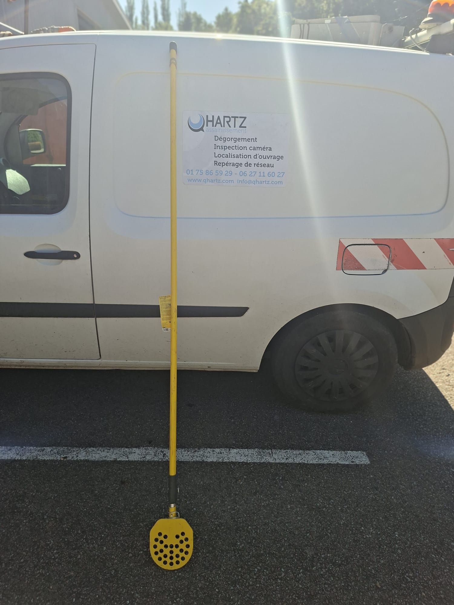 Outil pour hydrocurage Pelle filtrante d'hydrocurage