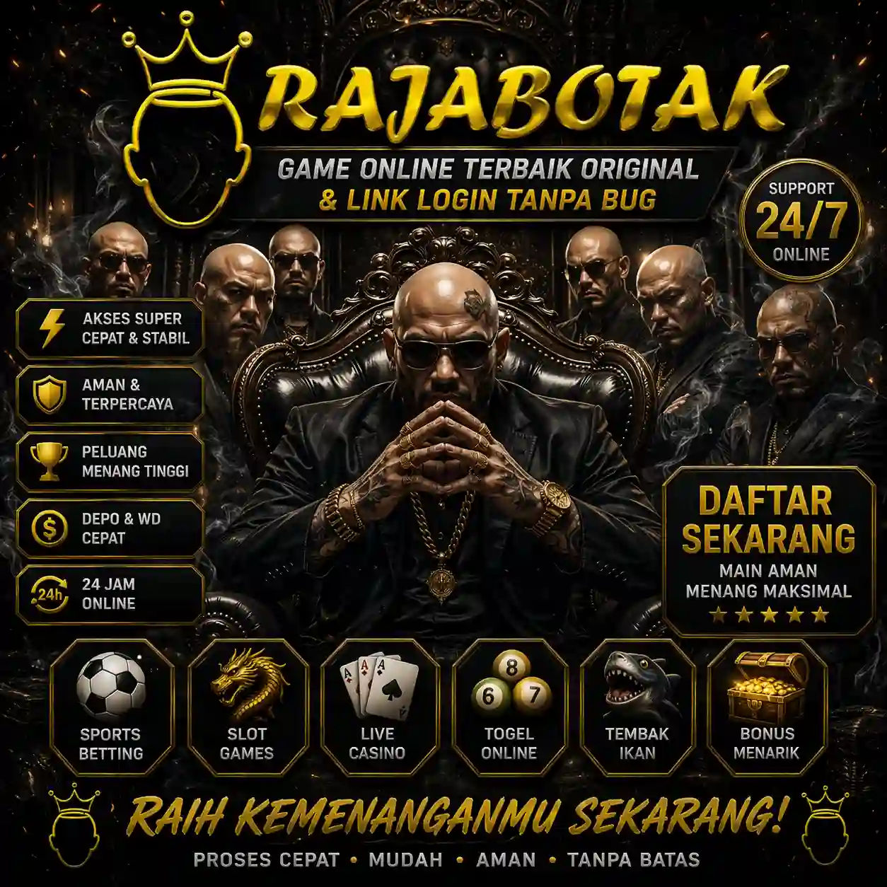 RAJABOTAK – Game Online Terbaik Original & Link Login Tanpa Bug