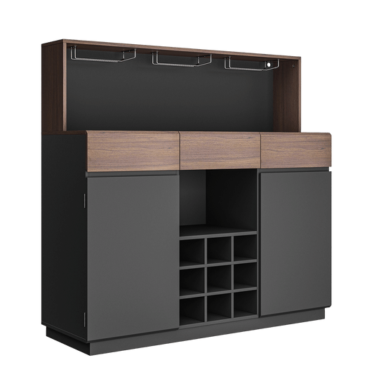 Whisper Series Wine & Coffee Bar with LED & Charging