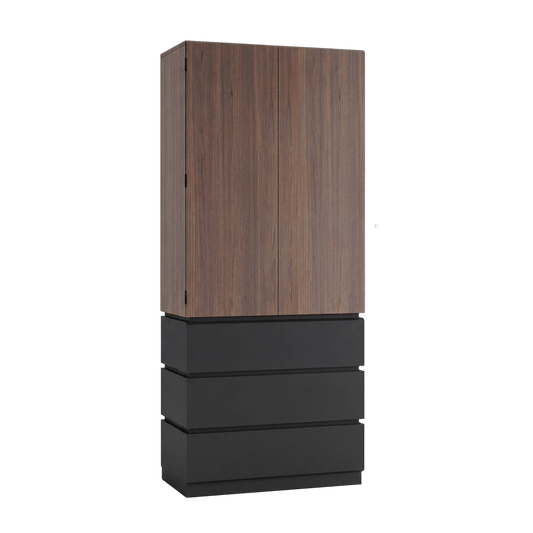 Whisper Series 70.8" Kitchen Pantry with 3 Drawers & Magnetic Closure
