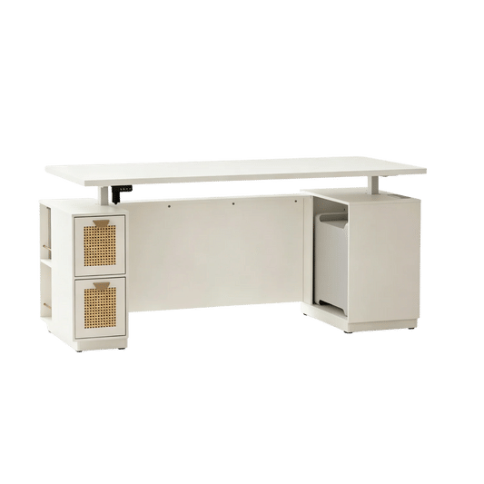 Soren 71" Height-Adjustable White Standing Desk