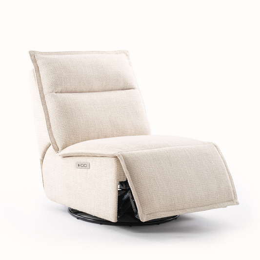 Bello Armless Power Recliner with USB-C Charging - Beige