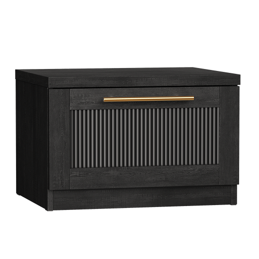 Harmo Block Black Floating Nightstand