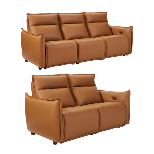 Frame Power Reclining Sofa Set with Zero Gravity & USB-C, Orange