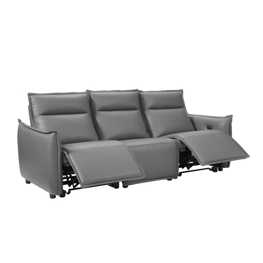 Frame 96" 3-Seater Power Reclining Sofa with Zero Gravity & USB-C, Grey