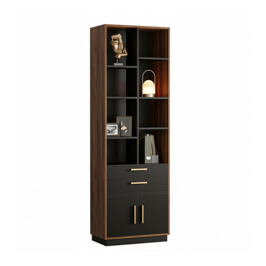 [Pre-Sale] Soren 73" Wood Walnut Bookcase