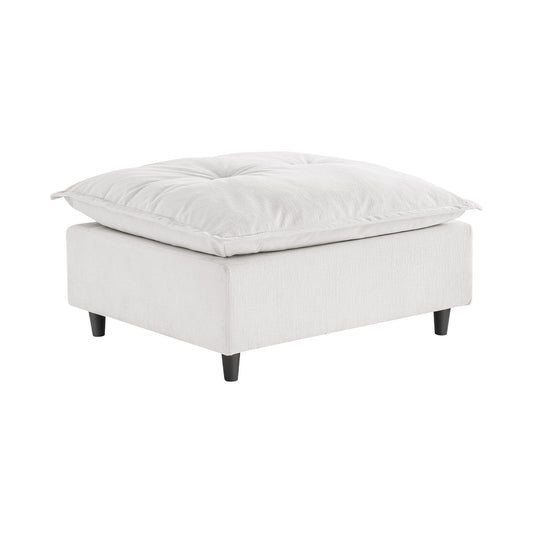 Voyage Modern Modular Chenille Cloud Ottoman