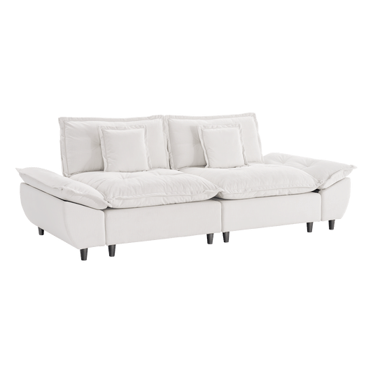Voyage 106" Modern Modular 2-Seater Cloud Loveseat