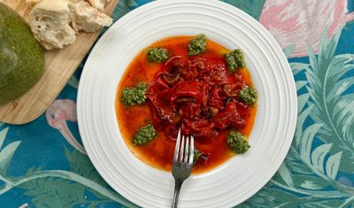 Picture of Marinated Roasted Capsicum!