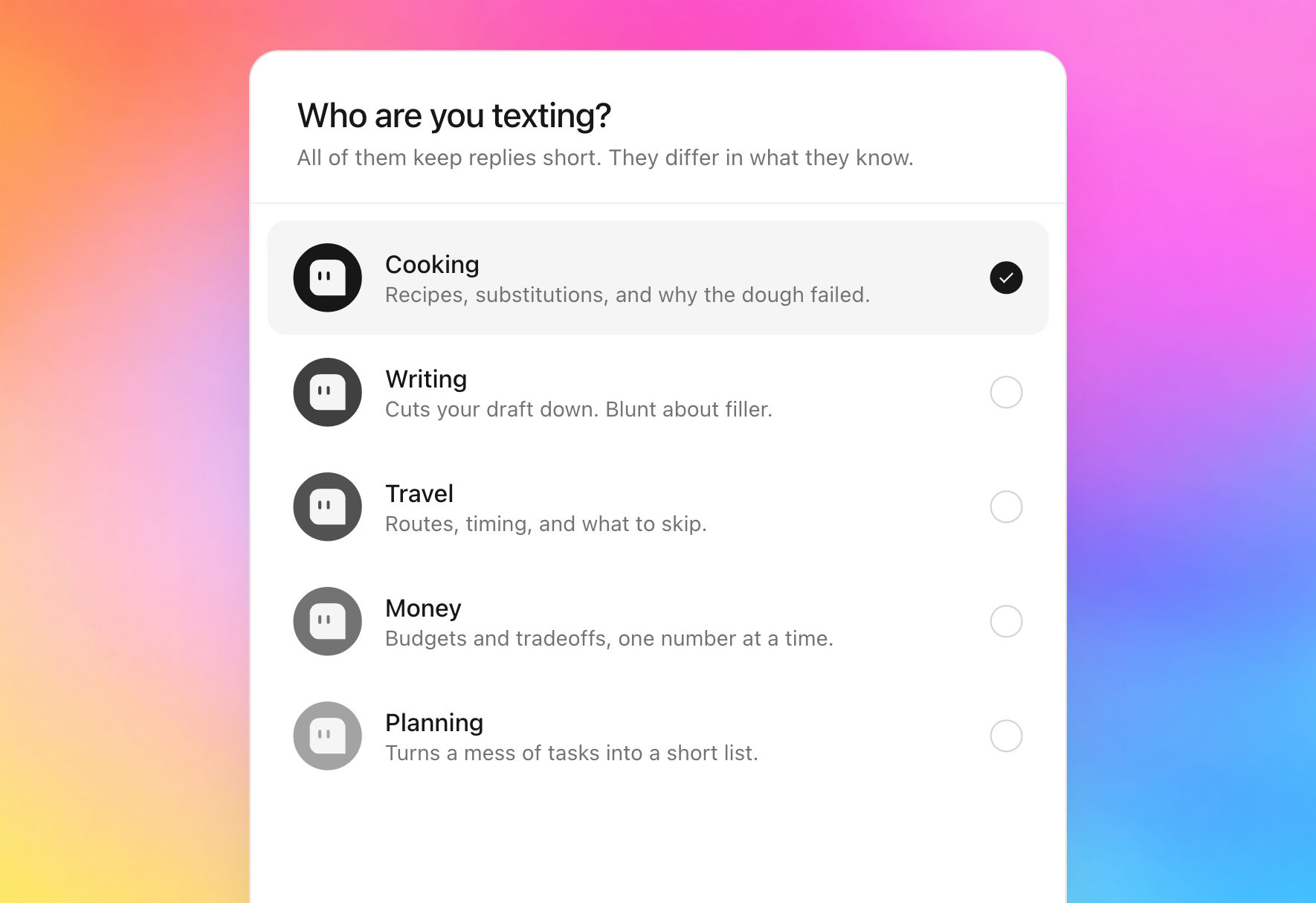 Product screenshot