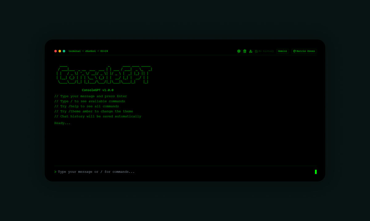 ConsoleGPT