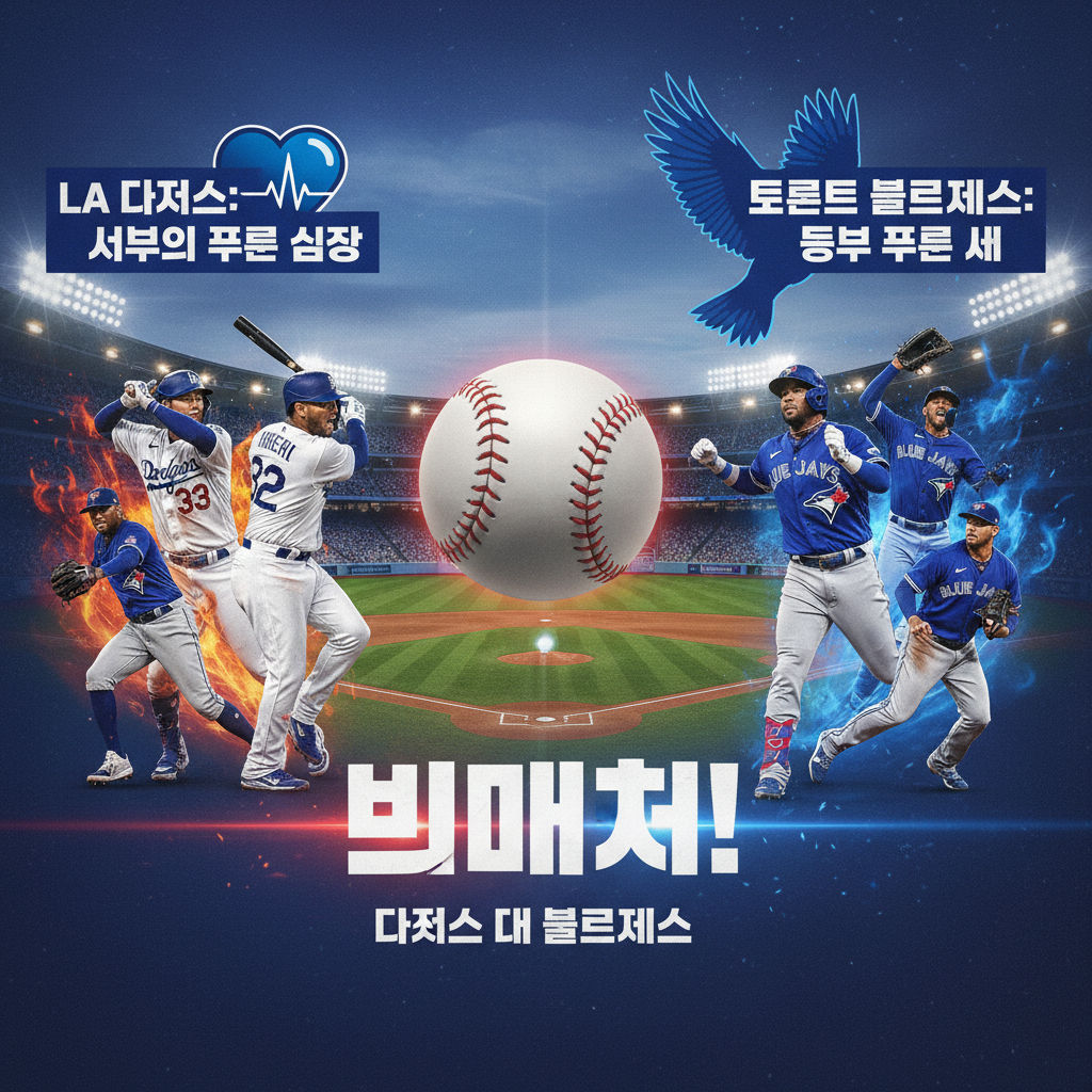 Baseball stadium at night, with a blurred game in progress, representing the intensity of the Dodgers vs. Blue Jays interleague matchup.