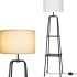 15 Collection of Standing Lamps with 2 Tier Table