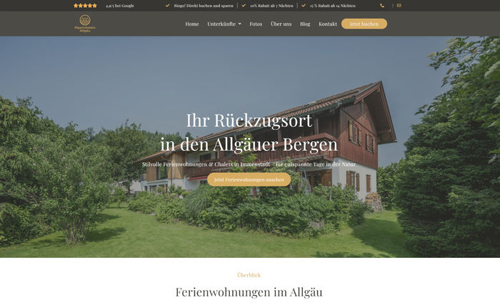 Alpenchalets Allgäu – Ferienwohnungen Preview