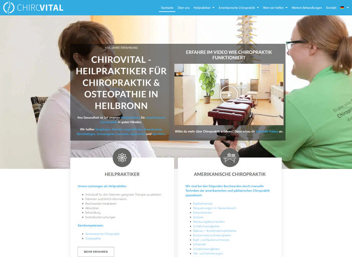 Chirovital – Praxis für Chiropraktik & Osteopathie Preview