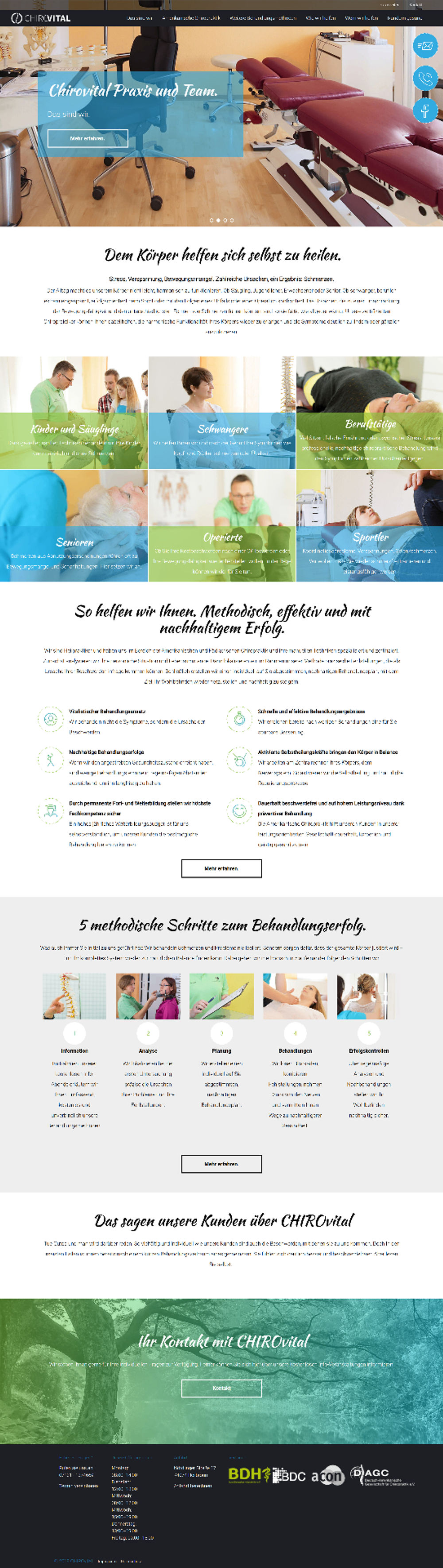 Chirovital – Praxis für Chiropraktik & Osteopathie - Alte Website