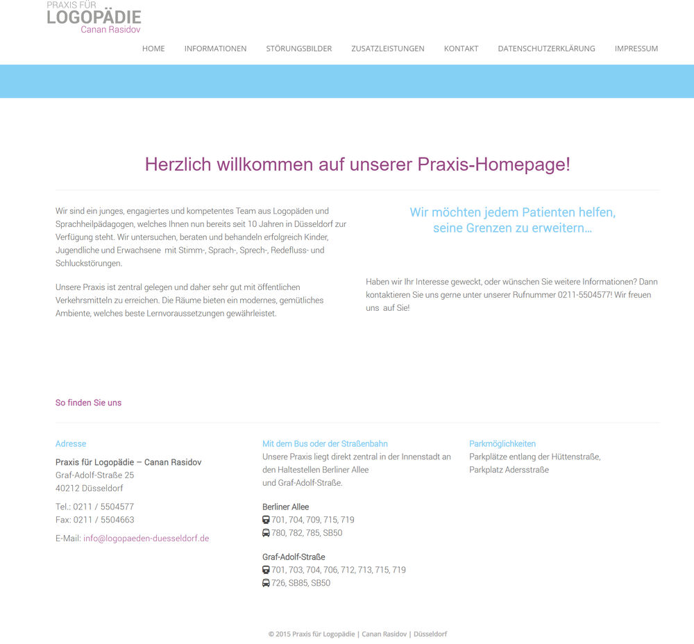Praxis für Logopädie Canan Rasidov - Alte Website