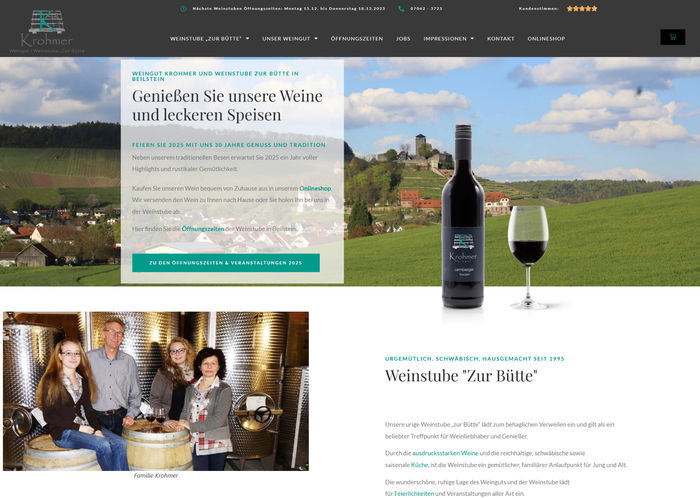 Weingut Krohmer & Weinstube „Zur Bütte" Preview