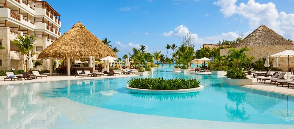 Secrets Cap Cana Resort & Spa luxury beachfront view