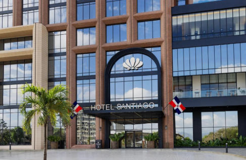 Exterior facade of Hotel Santiago Curio Collection By Hilton for transportation service from Punta Cana Airport