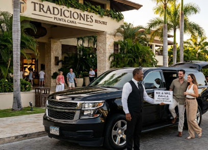 servicio de recogida en hotel hacia aeropuerto punta cana