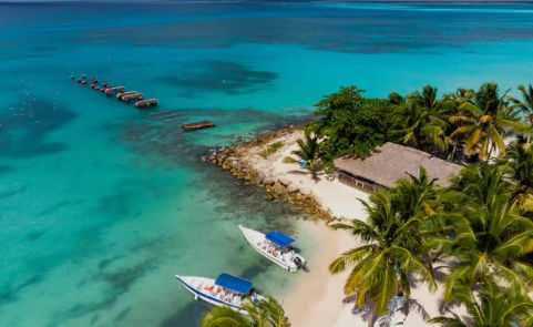 Santo Domingo Airport to Boca Chica route