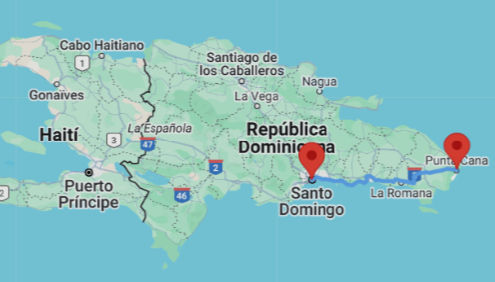 Santo Domingo to Punta Cana drive time