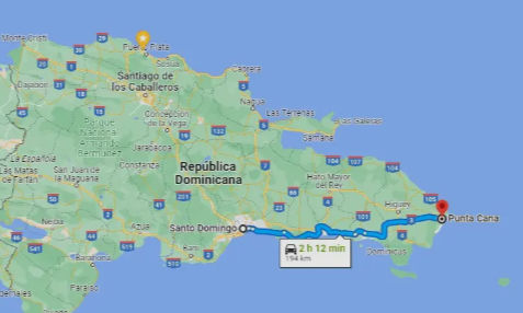 Cuanto Tarda el Viaje de Punta Cana a Santo Domingo