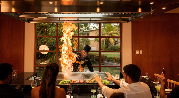 Gastronomia y restaurantes en Melia Caribe Beach Resort