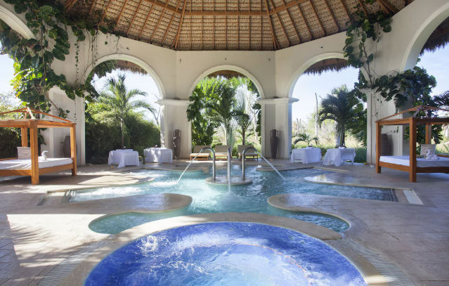 Instalaciones del spa y área de relajación