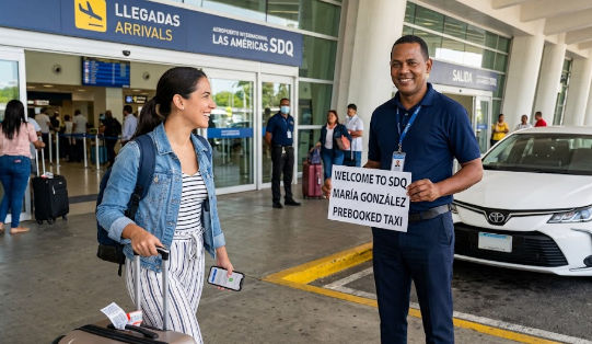 Prebook Taxi SDQ Airport