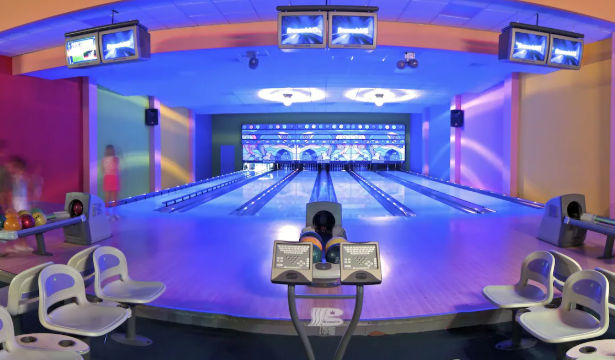 Pista de bolos en Ocean Blue and Sand